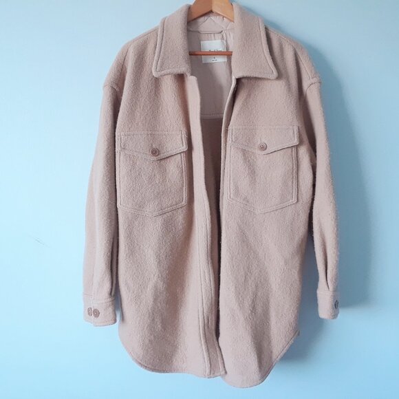 Wilfred Free The Ganna Shirt Jacket 100% Merino Wool - Picture 3 of 11